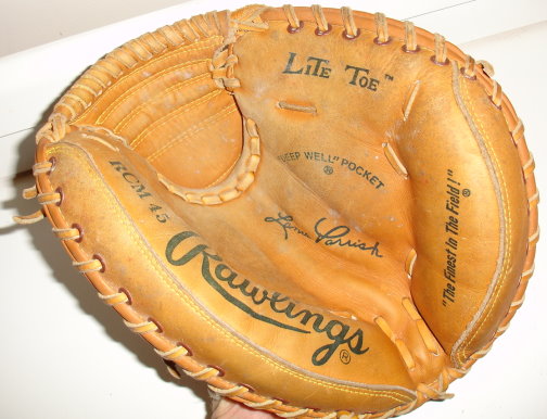A beautiful Rawlings Pro Series Lance Parrish catcher's mitt