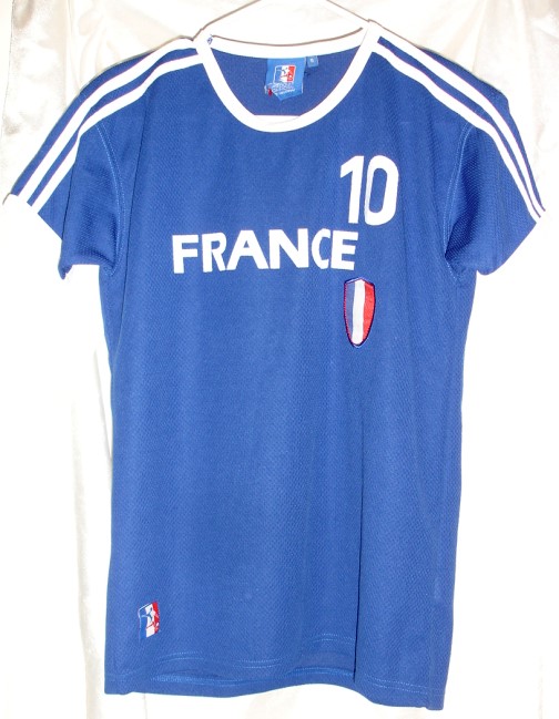 France national team jersey Sewn crest, silk screened remainder